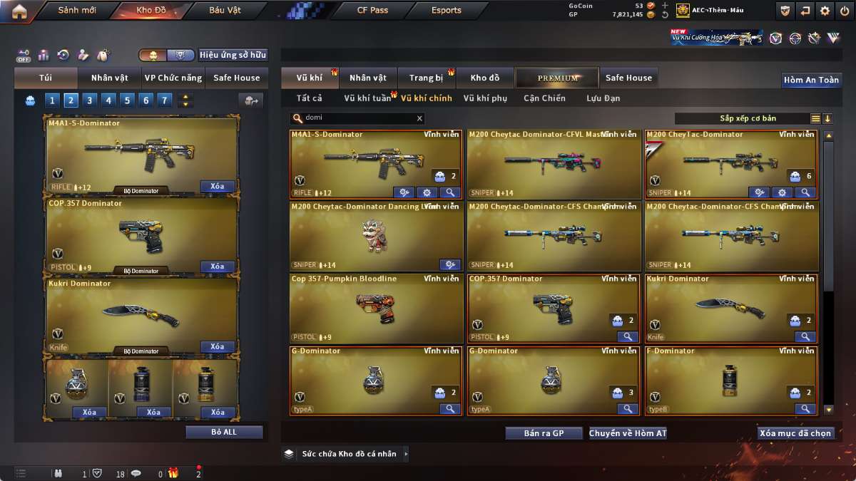 shop acc cf uy tin gia re